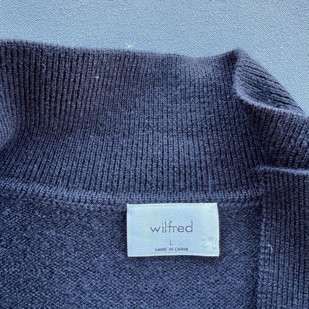 Wilfred Clara Merino Wool Polo Sweater Size L - Picture 8 of 12